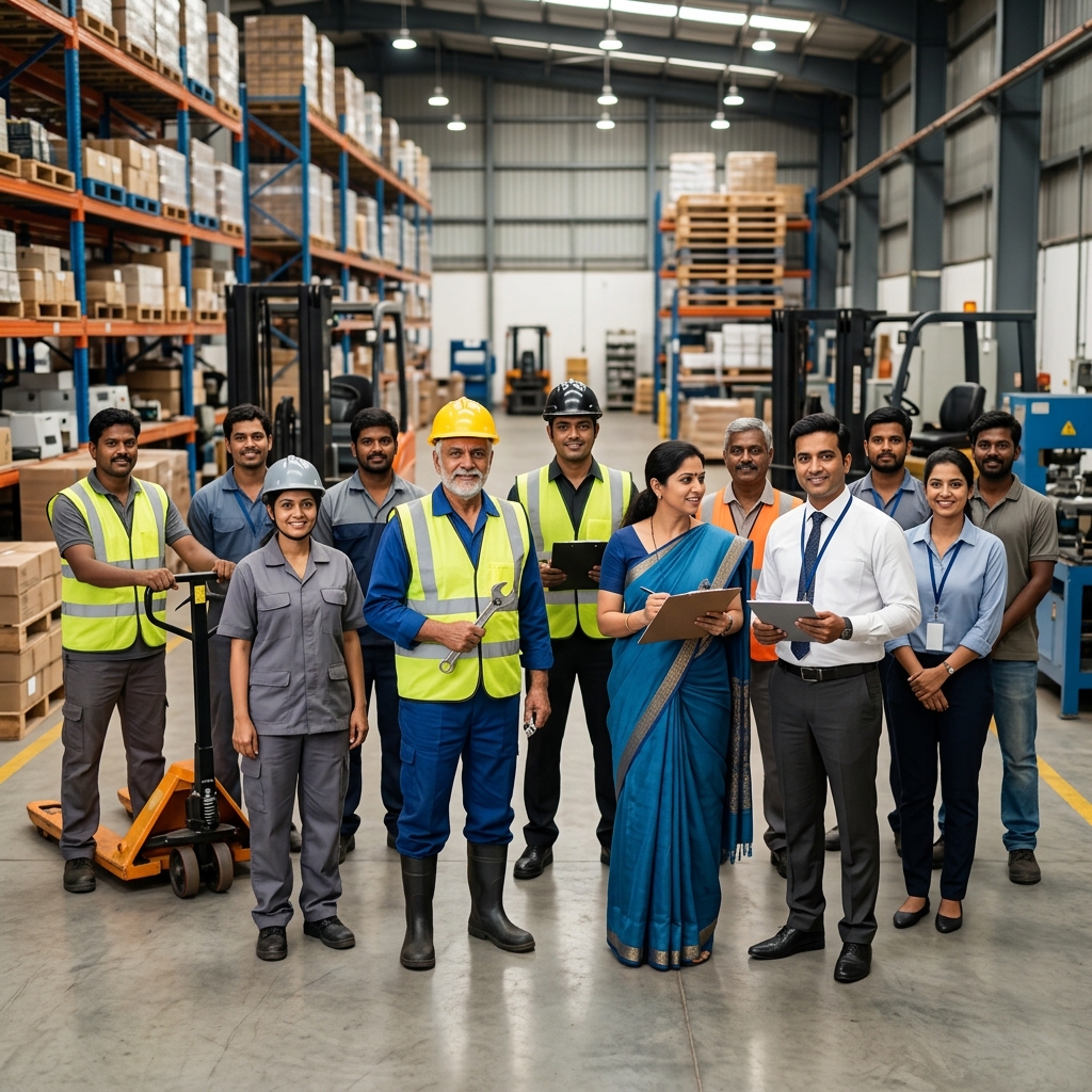 Manpower outsourcing team